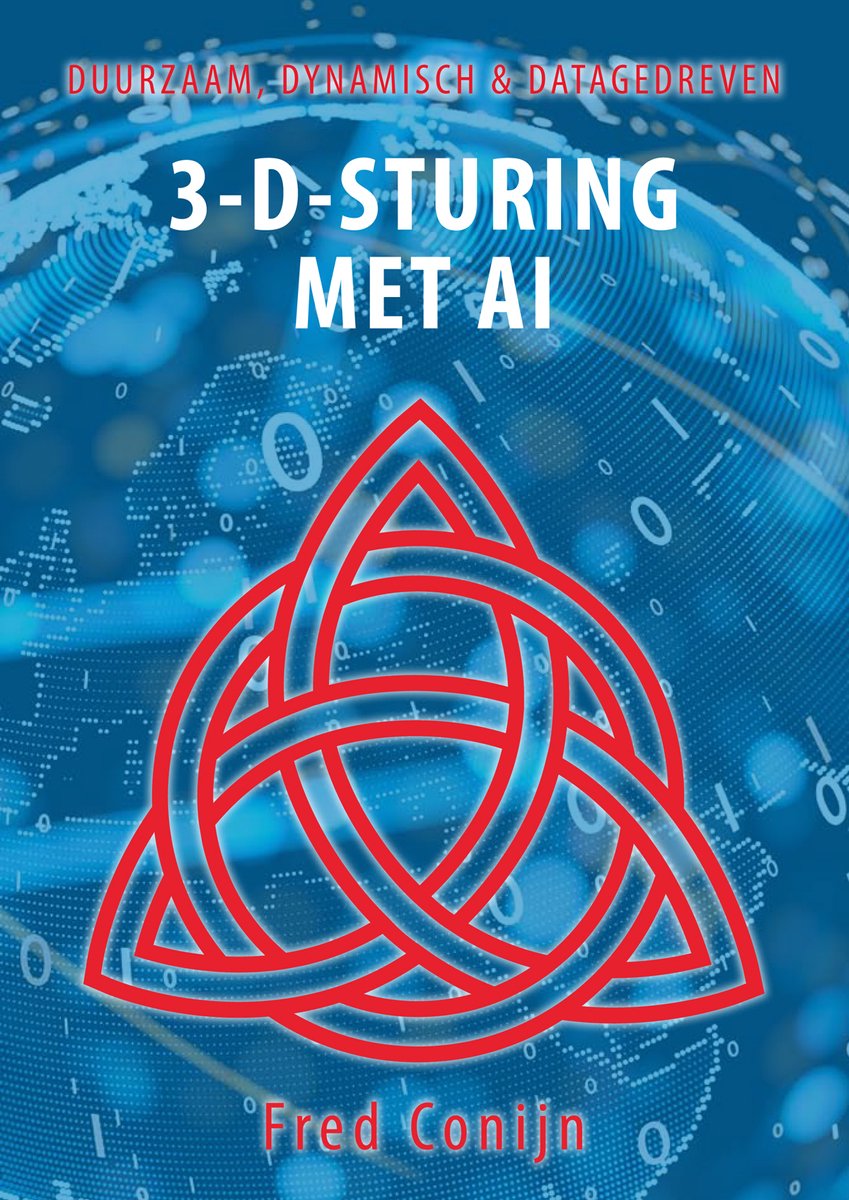 Cover van 3-D-Sturing met AI van Fred Conijn