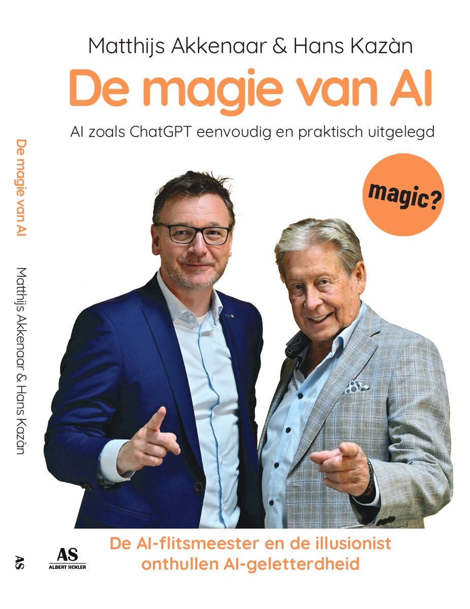 Cover van De Magie van AI van Matthijs Akkenaar