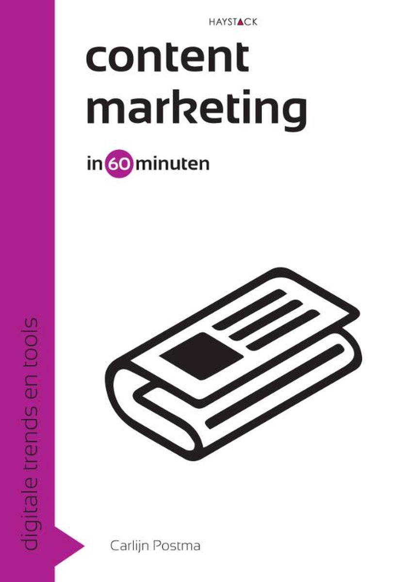 Cover van Contentmarketing in 60 minuten van Carlijn Postma