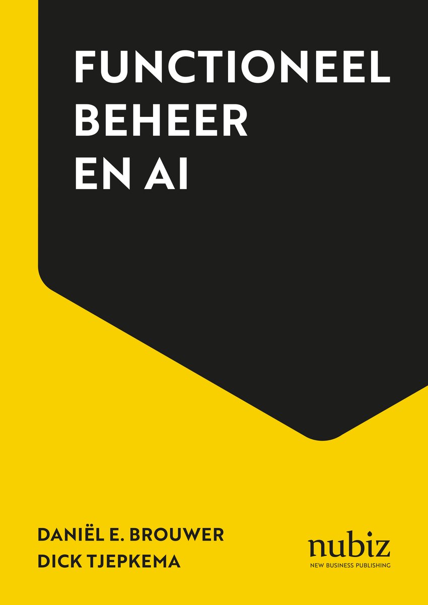 Cover van Functioneel beheer en AI van Daniël E. Brouwer