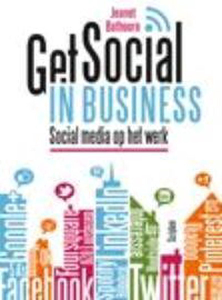 Cover van Get social in business van Jeanet Bathoorn