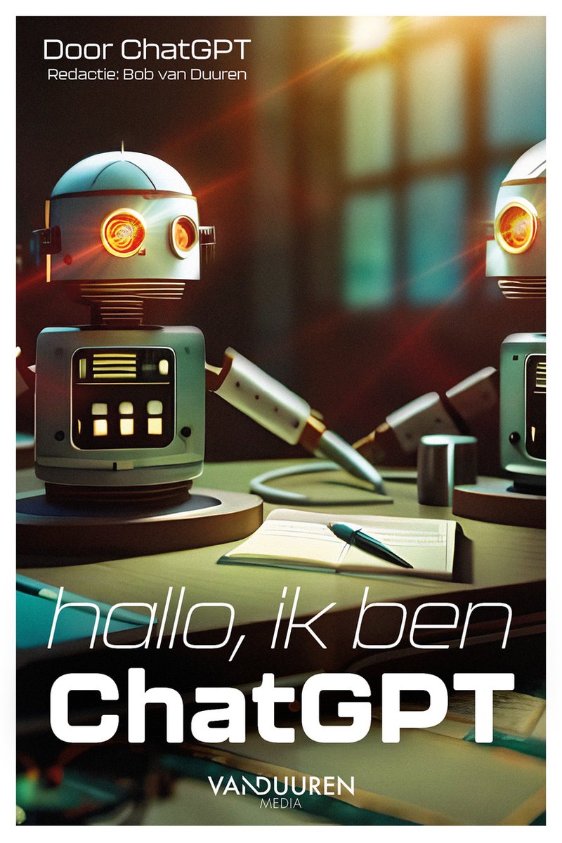 Cover van Hallo, ik ben ChatGPT van Bob van Duuren