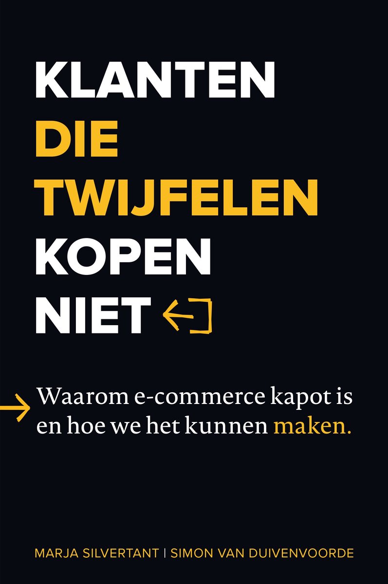 Cover van Klanten die twijfelen kopen niet van Marja Silvertant