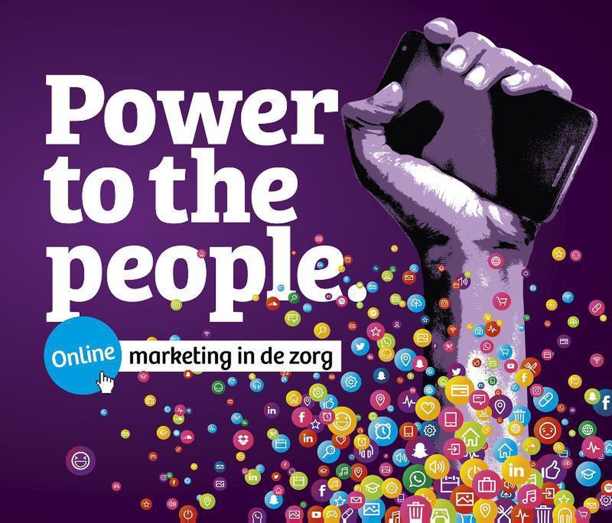 Cover van Online marketing in de zorg van Marian Draaisma