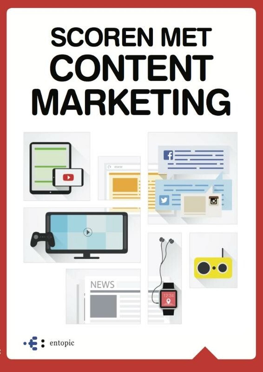 Cover van Scoren met content marketing van Edwin Vlems