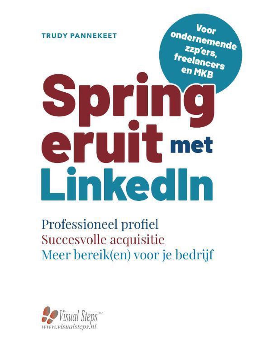 Cover van Spring eruit met LinkedIn van Trudy Pannekeet