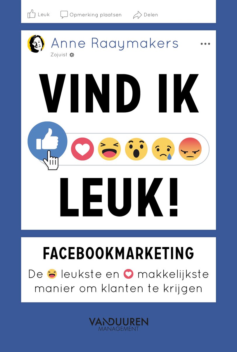 Cover van Vind ik leuk! van Anne Raaymakers