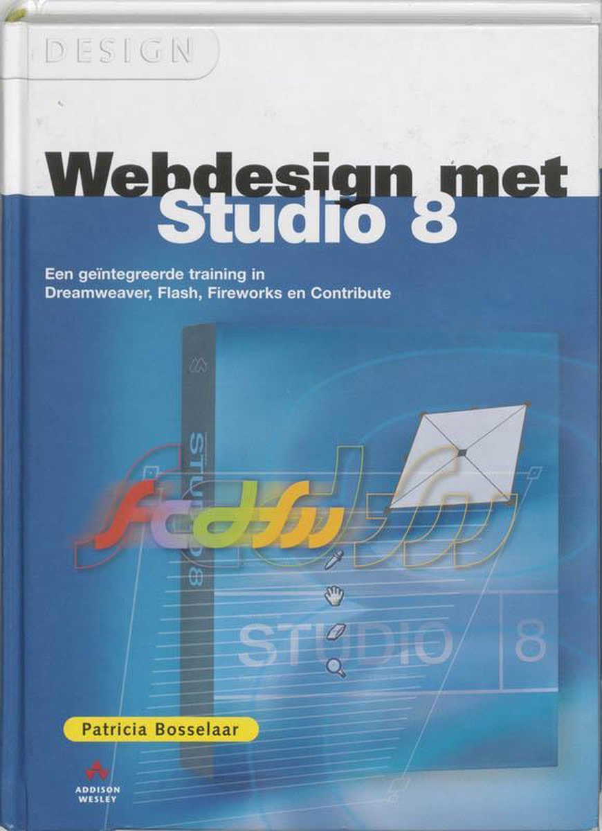 Cover van Webdesign Met Studio 8 van Patricia Bosselaar