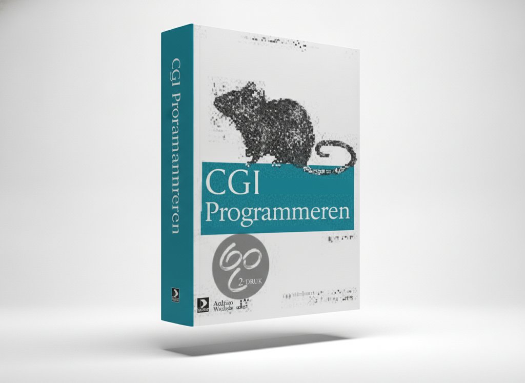 3D-render van het boek CGI Programmeren met Perl (Scott Guelich)